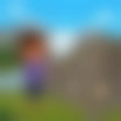 Picture of the word moraine for children