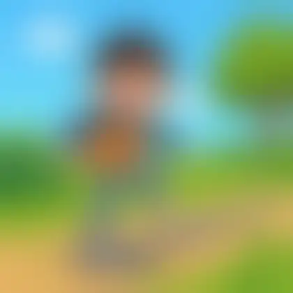 Picture of the word nimble for children