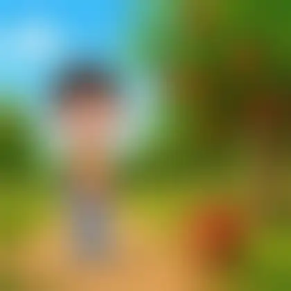 Picture of the word orchard for children