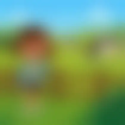 Picture of the word pasture for children