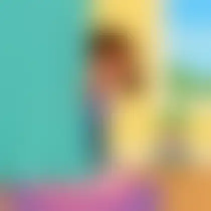 Picture of the word peek for children