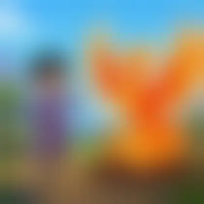 Picture of the word phoenix for children