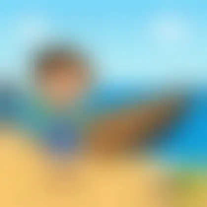 Picture of the word pier for children