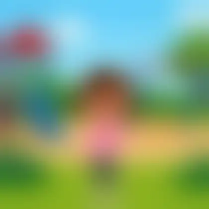 Picture of the word playground for children