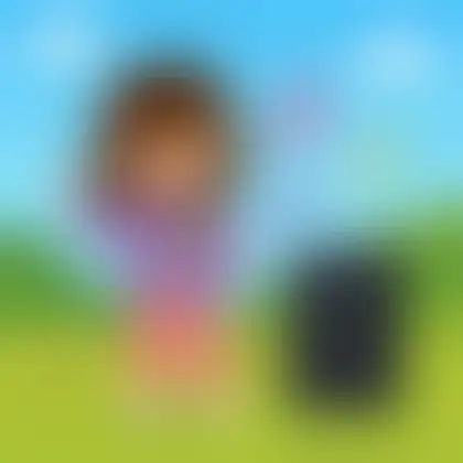Picture of the word pop for children