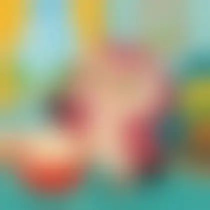 Picture of the word popcorn for children