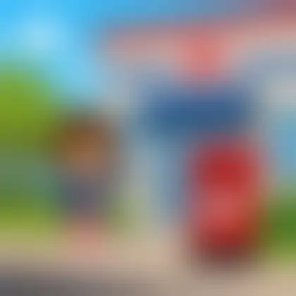 Picture of the word post office for children