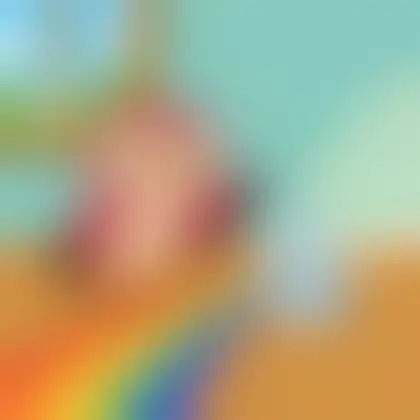 Picture of the word prism for children