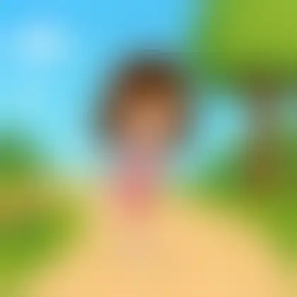 Picture of the word quick for children