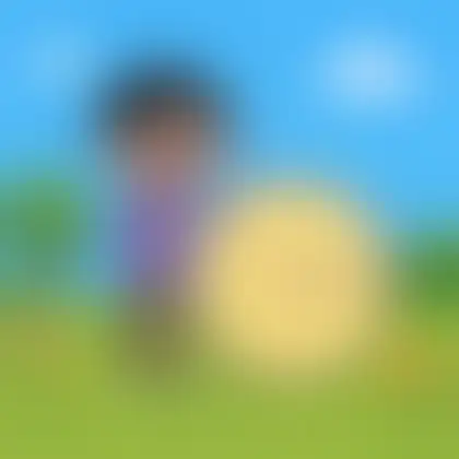 Picture of the word radius for children