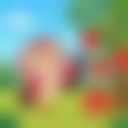 Picture of the word ripe for children