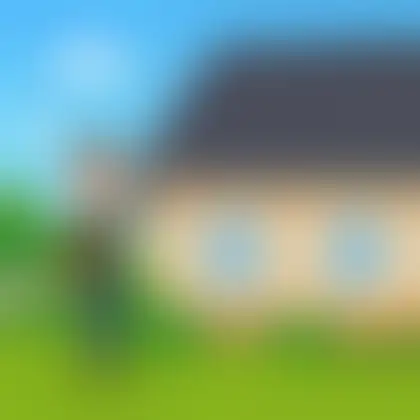 Picture of the word roof for children