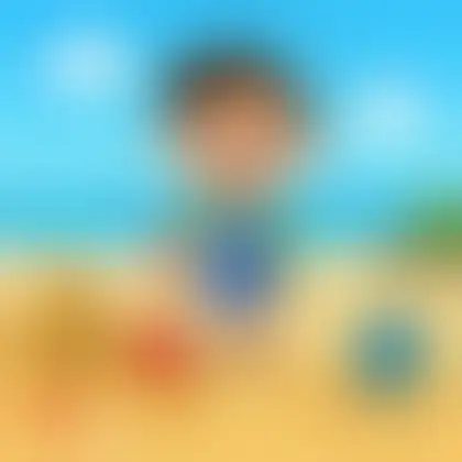 Picture of the word sand spade for children