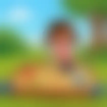Picture of the word sandbox for children