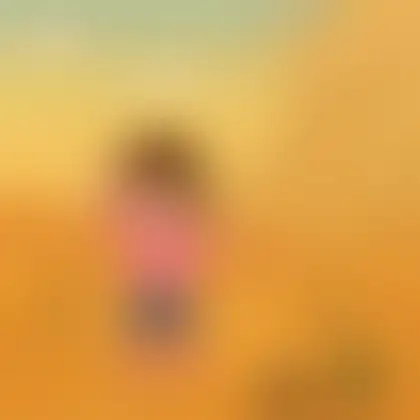 Picture of the word sandstorm for children