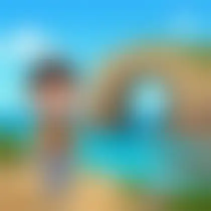 Picture of the word sea arch for children