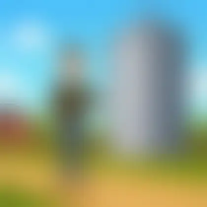 Picture of the word silo for children