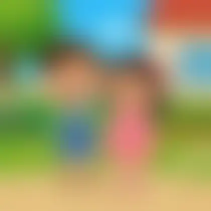 Picture of the word sister for children