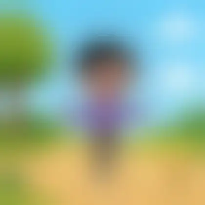 Picture of the word skip for children