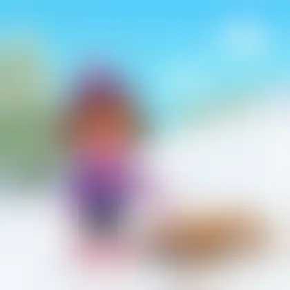 Picture of the word sledge for children