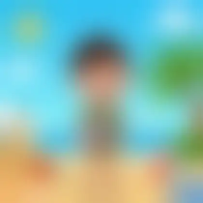 Picture of the word summer for children
