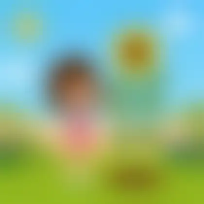 Picture of the word sunflower for children
