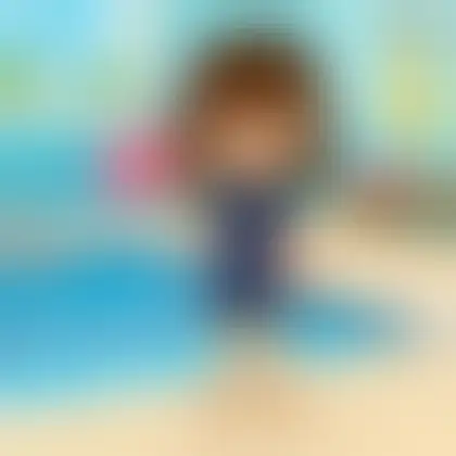 Picture of the word swim cap for children