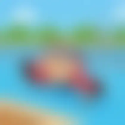Picture of the word swimming for children