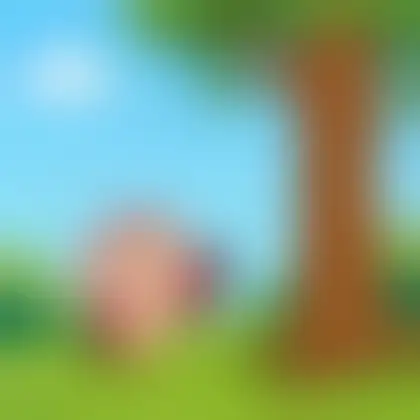 Picture of the word tall for children