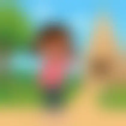 Picture of the word temple for children