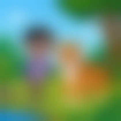 Picture of the word tiger for children