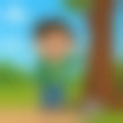 Picture of the word touch for children
