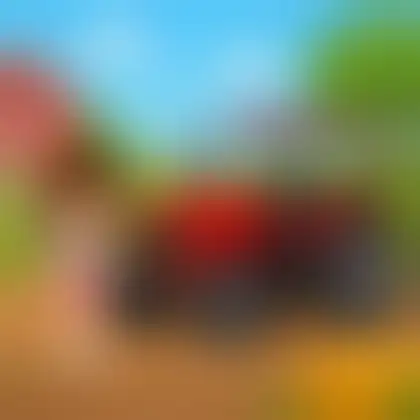 Picture of the word tractor for children