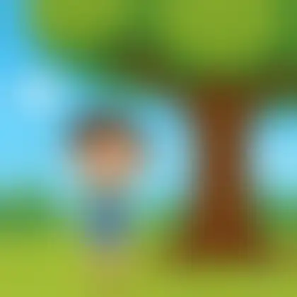 Picture of the word tree for children