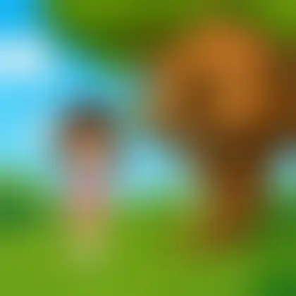 Picture of the word treehouse for children