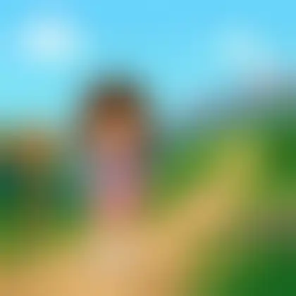 Picture of the word trek for children