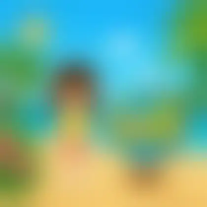 Picture of the word tropics for children