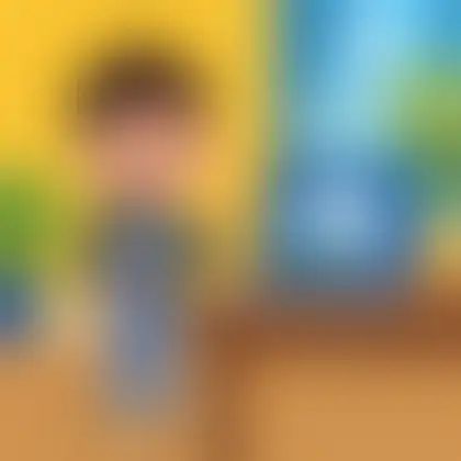 Picture of the word update for children