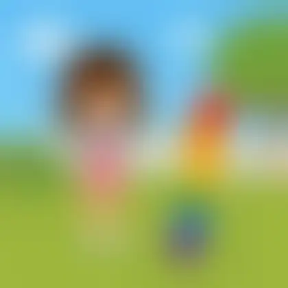 Picture of the word wobble for children