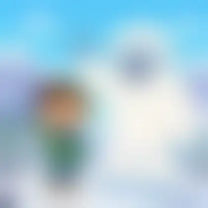 Picture of the word yeti for children