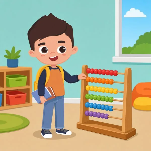 Picture of the word abacus for children