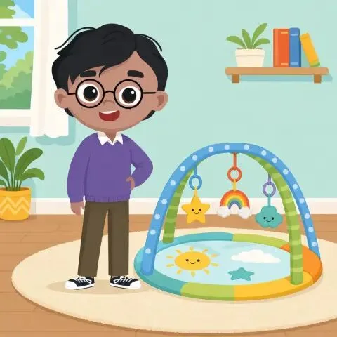 Picture of the word baby gym for children