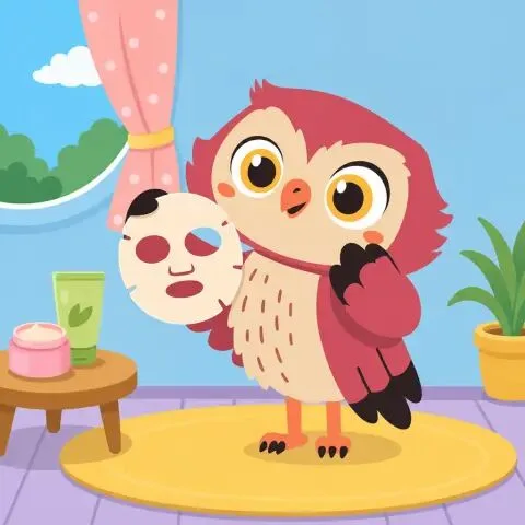 Picture of the word face mask for children