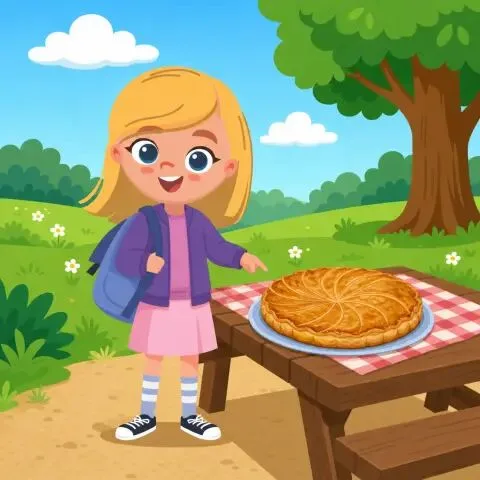 Picture of the word galette for children
