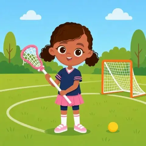 Picture of the word lacrosse for children