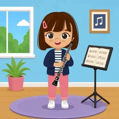 Picture of the word oboe for children