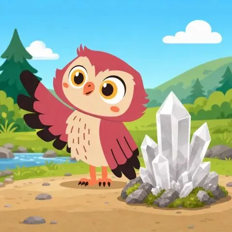 Picture of the word quartz for children