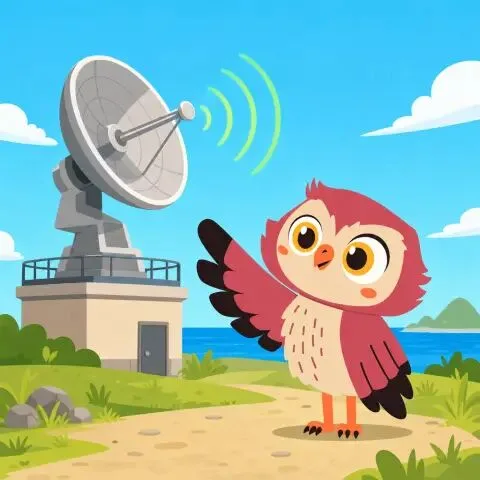 Picture of the word radar for children