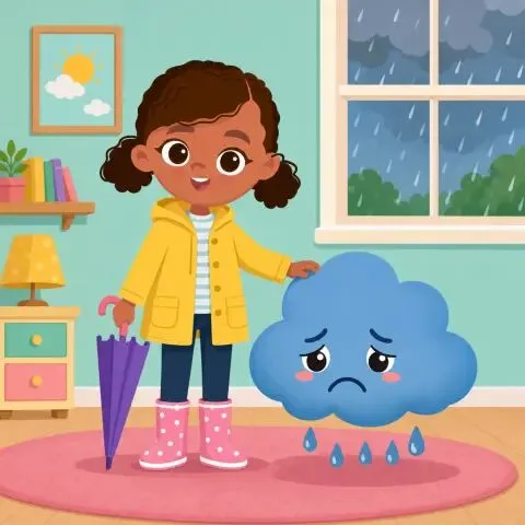 Picture of the word sad for children