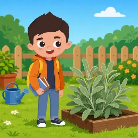 Picture of the word sage for children